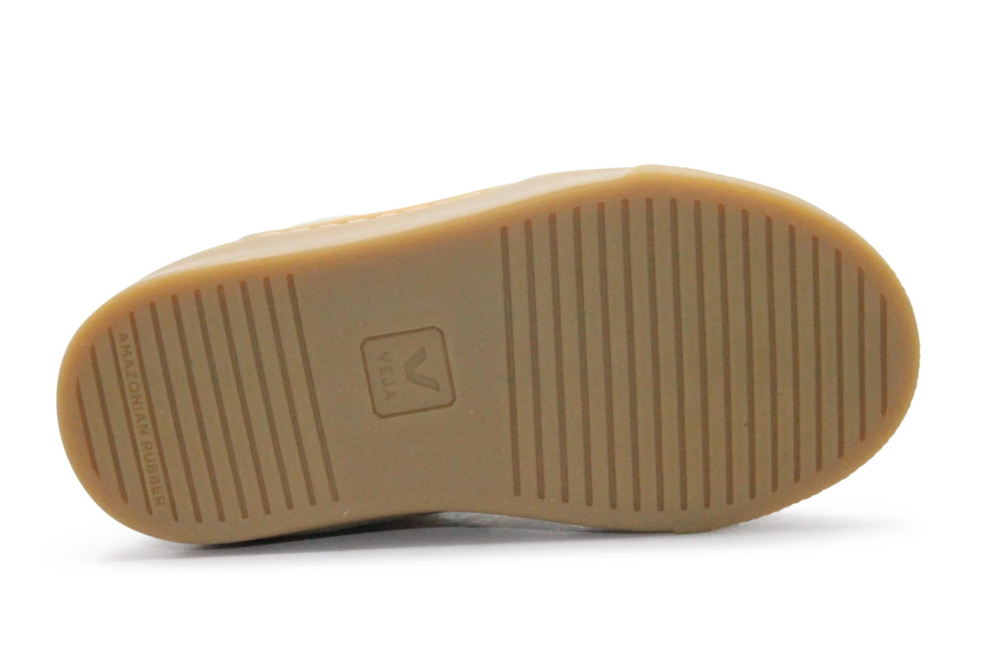 Veja Klittenband Schoen V90-Small Leer - Clay Mango Kaki