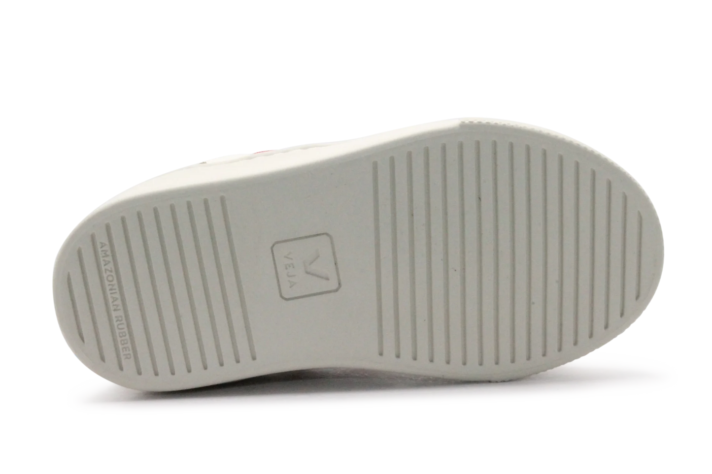 Veja Klittenband Schoen V10-Small Leer - Pure Pepper Kaki