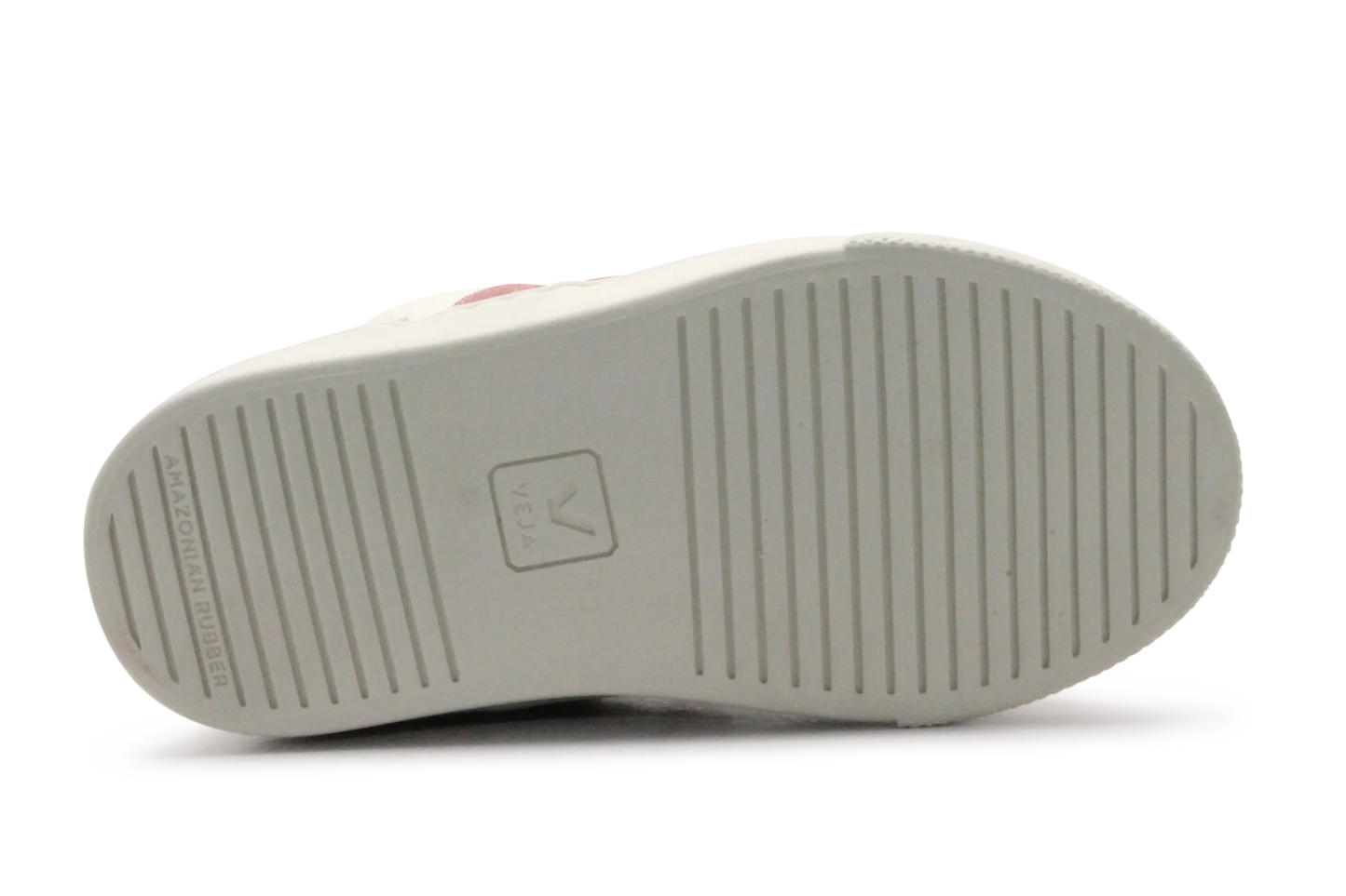Veja Klittenband Schoen V10-Small Leer - Pure Dried-Petale Platine