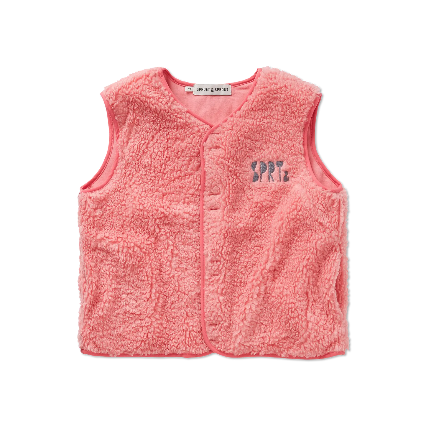 Sproet & Sprout Bodywarmer Teddy - Bloom