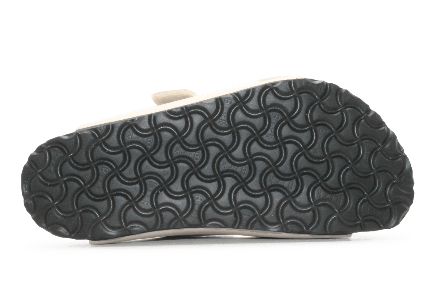 Birkenstock Slipper Arizona Flower Buckle - Beige - hatshoe
