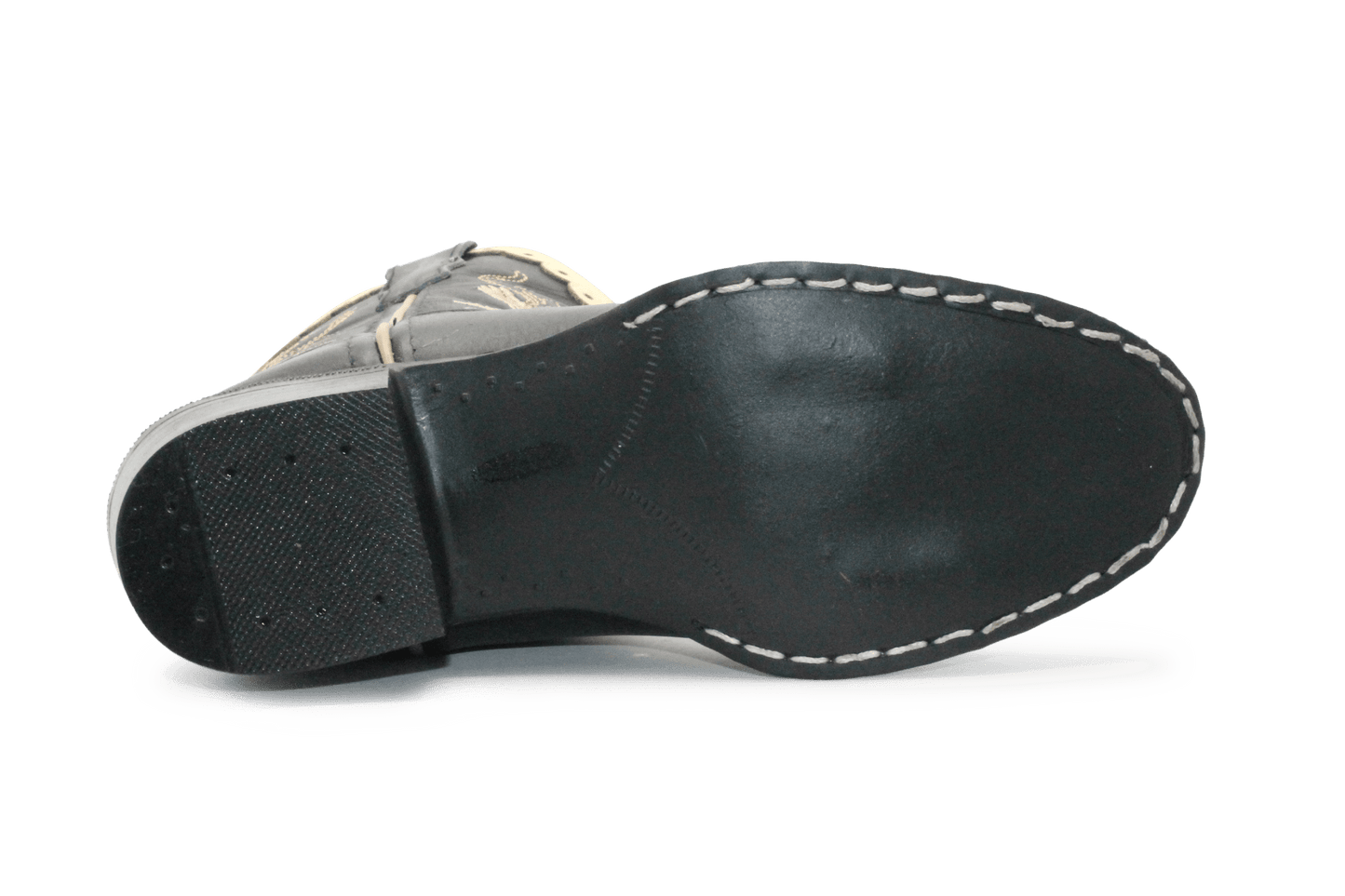 Bootstock Cowboylaars Black Dove kids Meisjes - Zwart - hatshoe