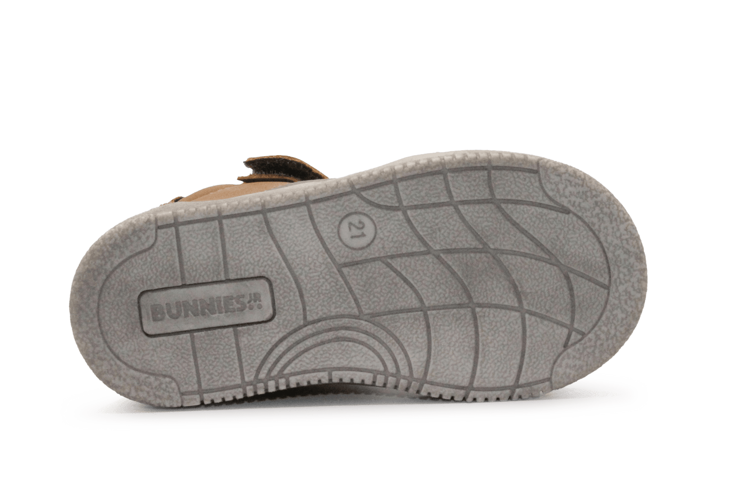 BunniesJR Jongens Sneaker Mika Mellow - Bruin - hatshoe