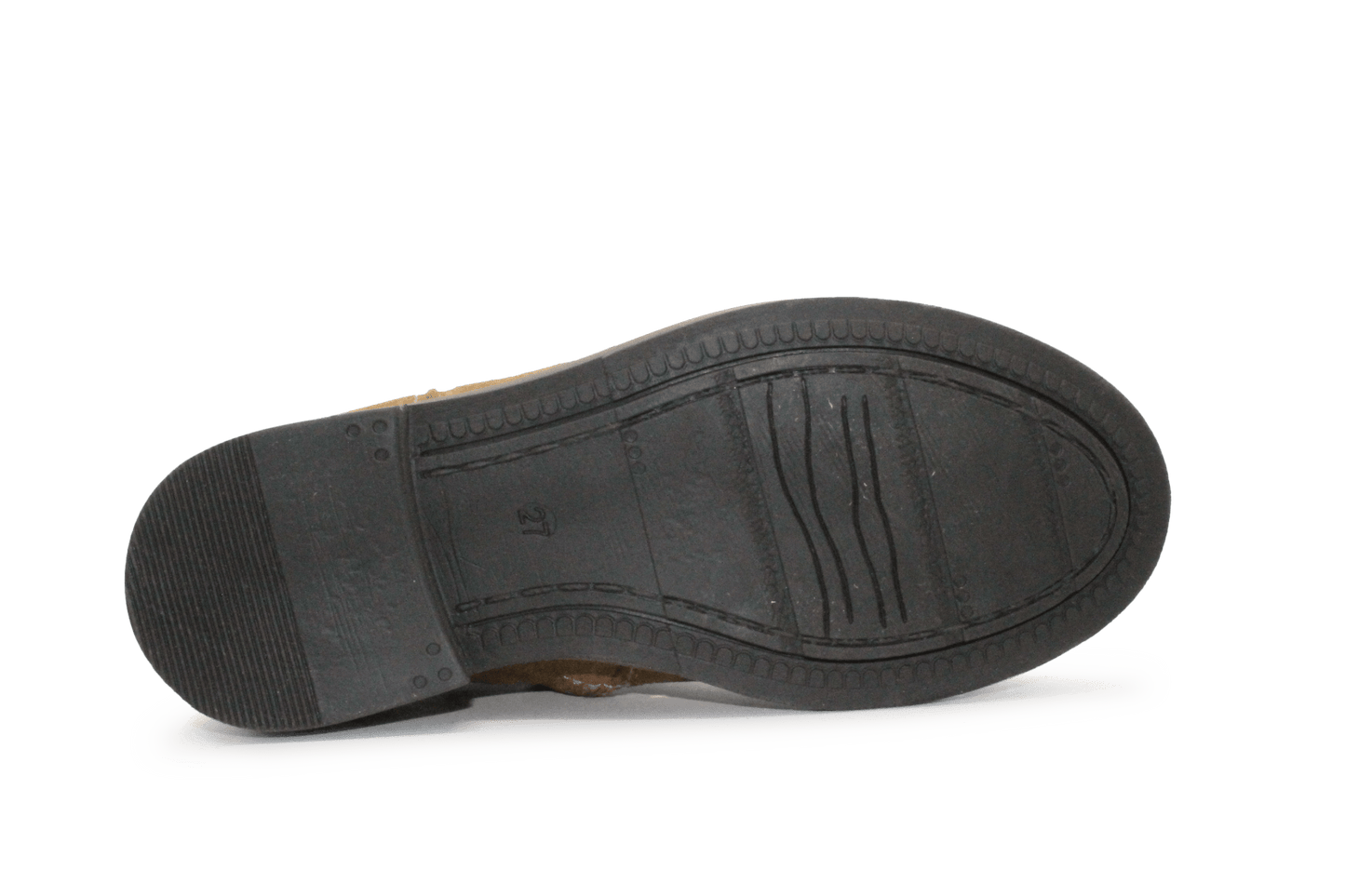 Clic Cowboylaars Meisjes CL - 21102 - Cognac Bloemetjes - hatshoe