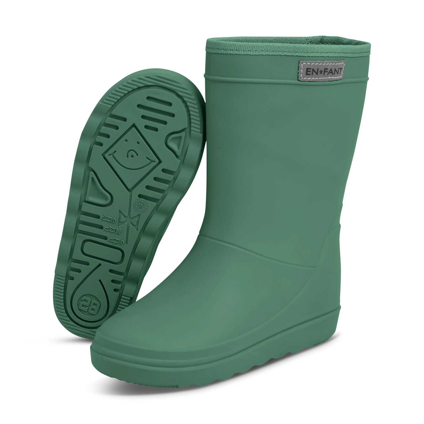En Fant Regenlaarzen Solid - Green - hatshoe