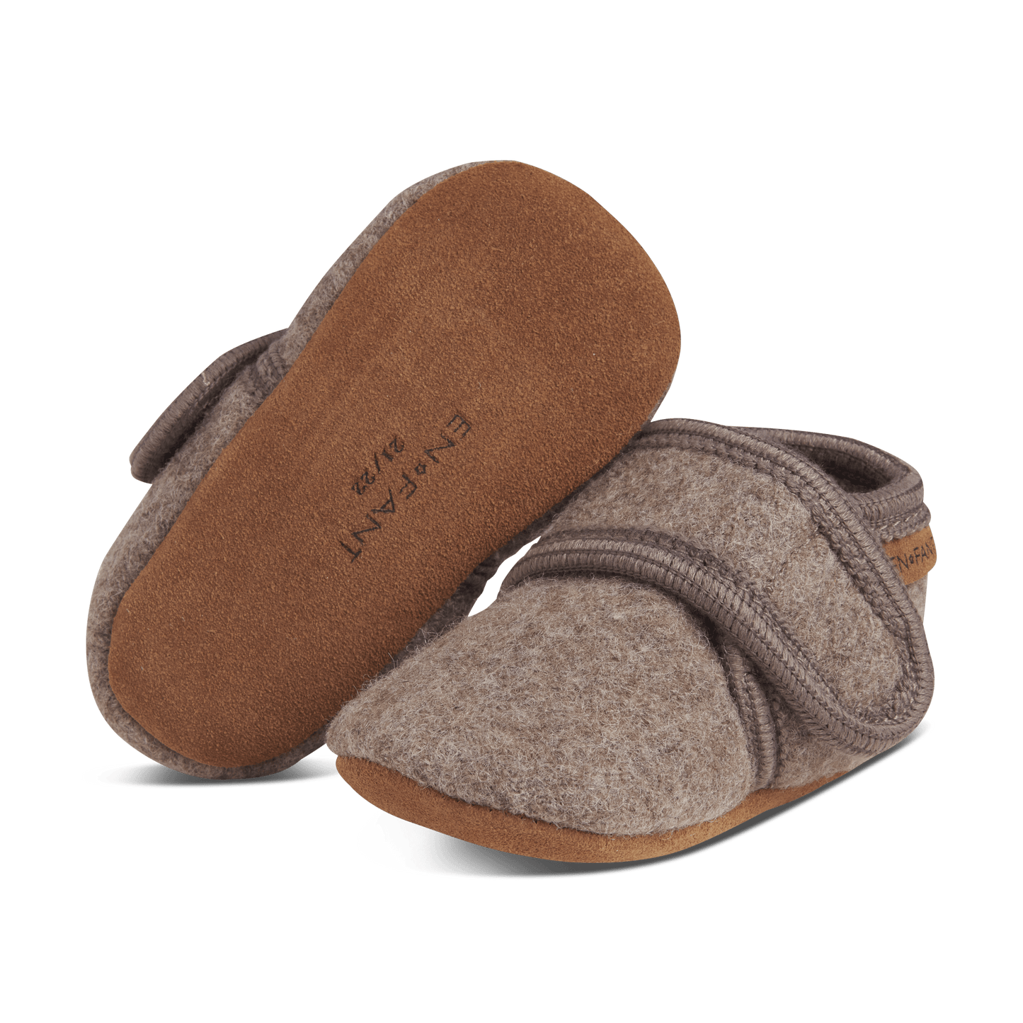 En Fant Slofjes - Bruin - hatshoe