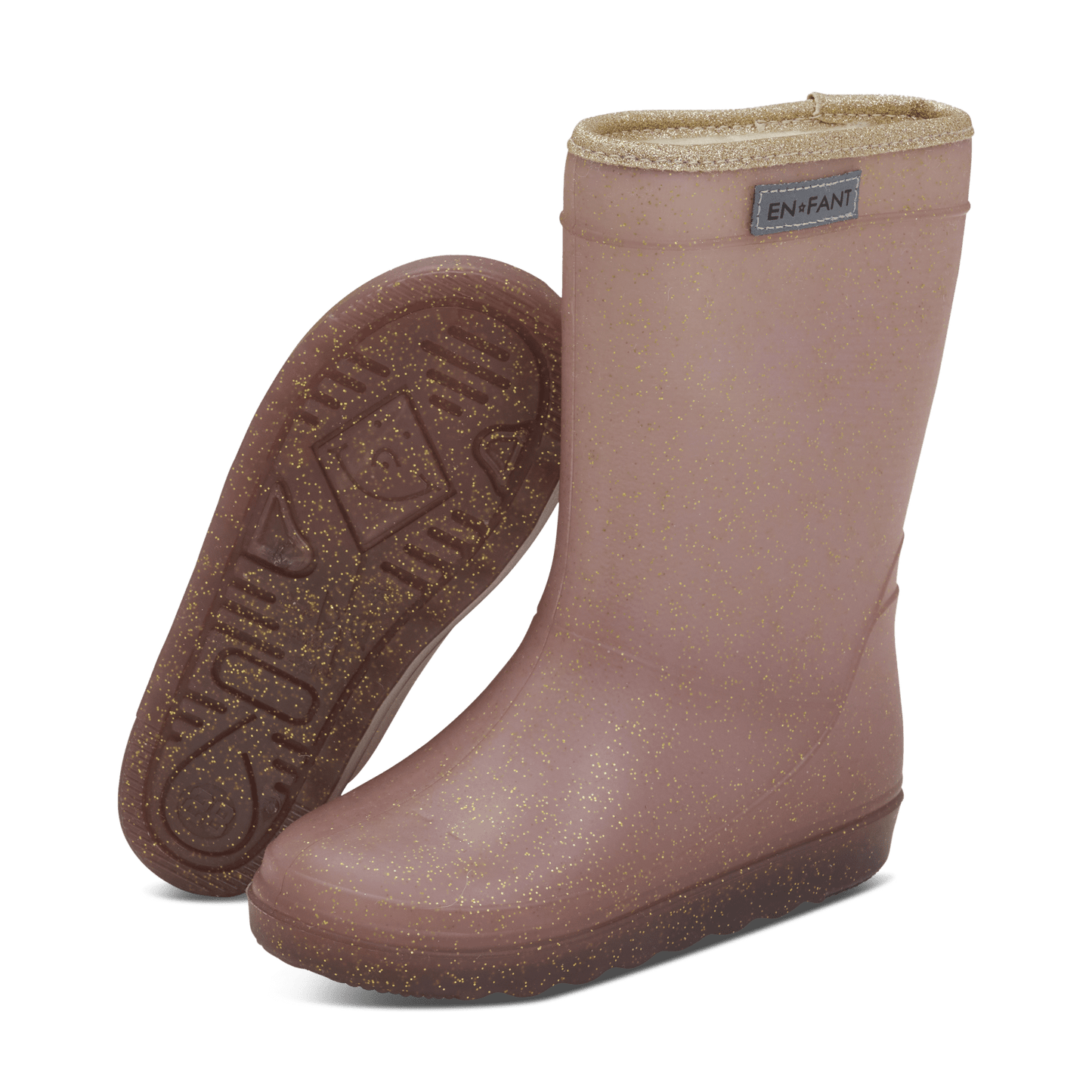 En Fant Thermo Boots Glitter - Rose Taupe - hatshoe