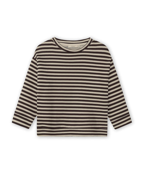 Fliink Jongens Trui Alvin Stripe - Bruin Taupe