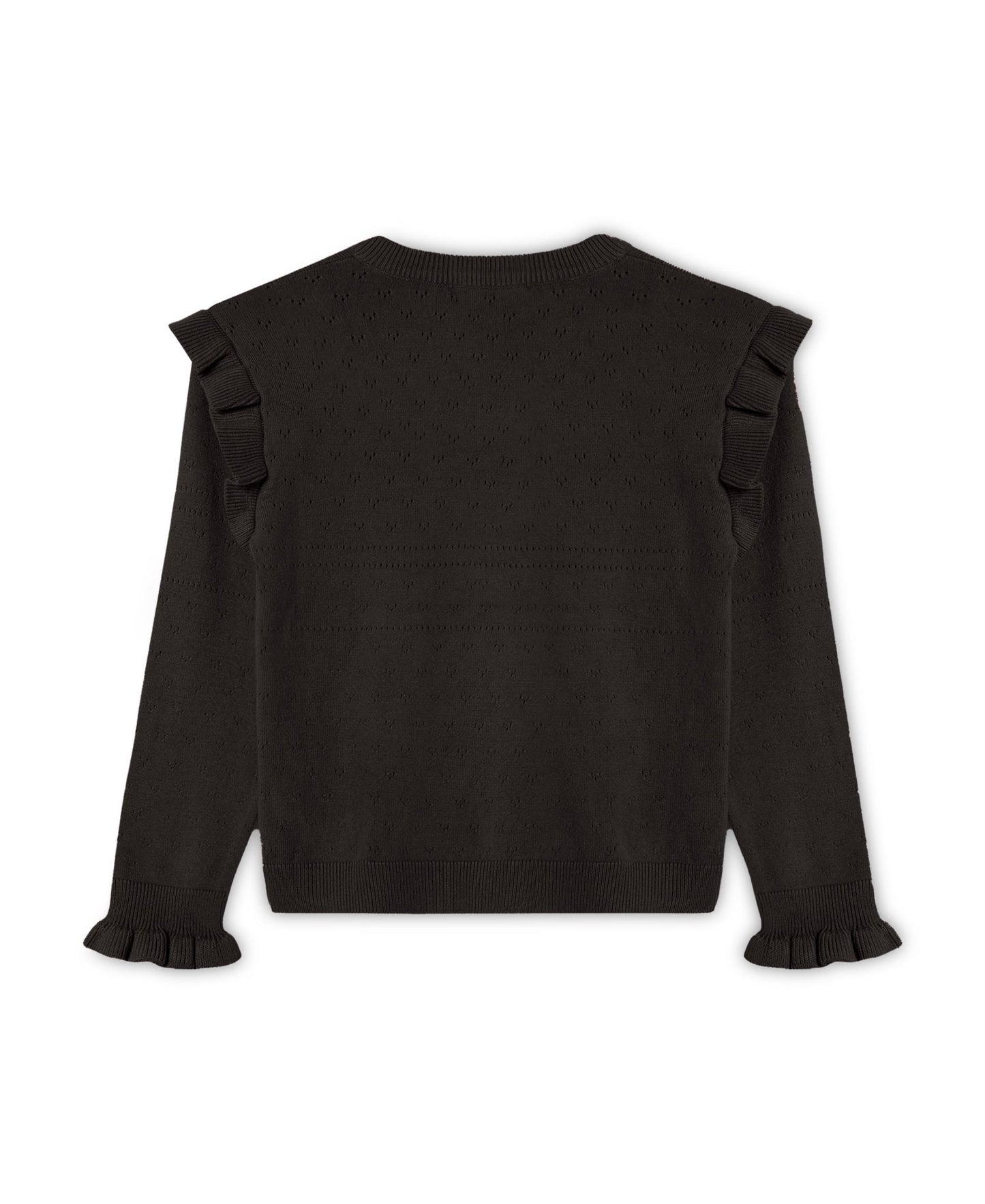 Fliink Meisjes Blouse Fame - Coffee Bean - hatshoe