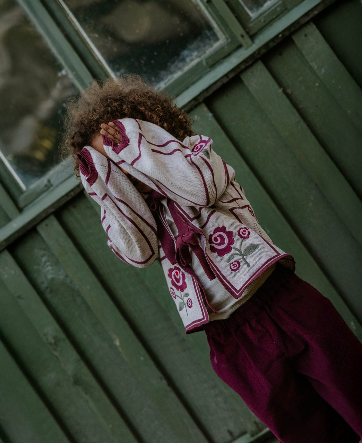 Fliink Meisjes Broek Dolly - Burgundy - hatshoe