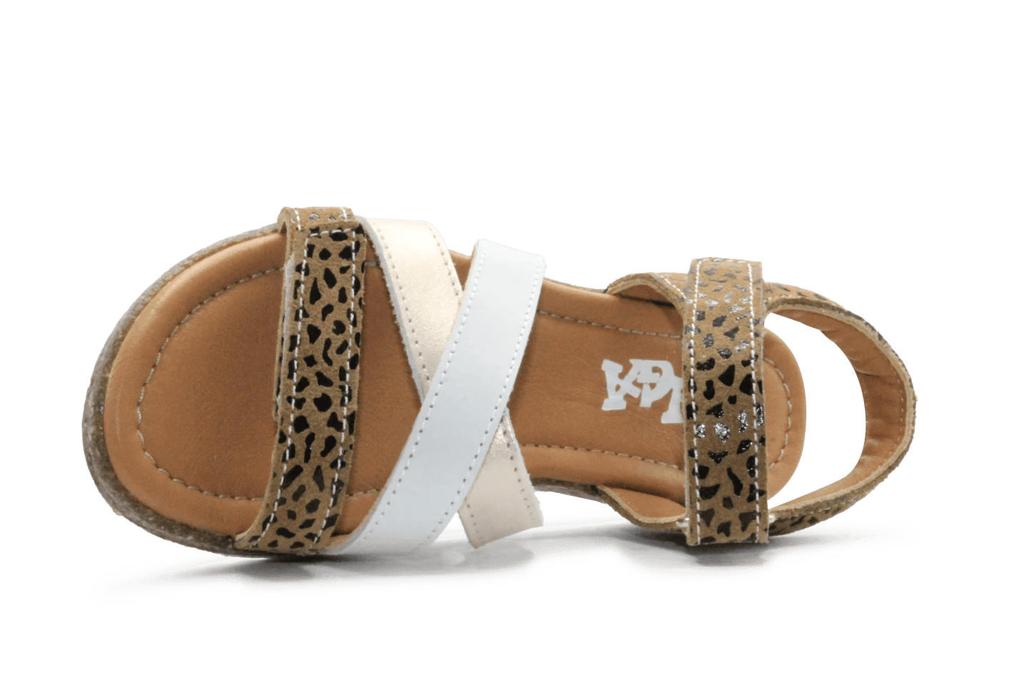 Giga Meisjes Sandalen G4562 - Camel Dots - hatshoe