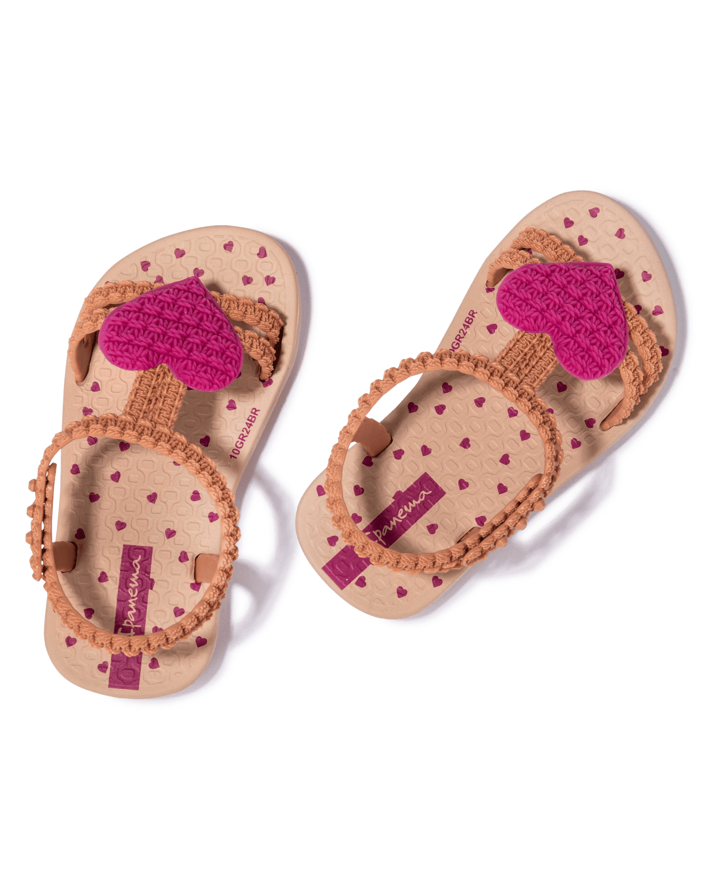 Ipanema Daisy Baby Slippers - Beige - hatshoe