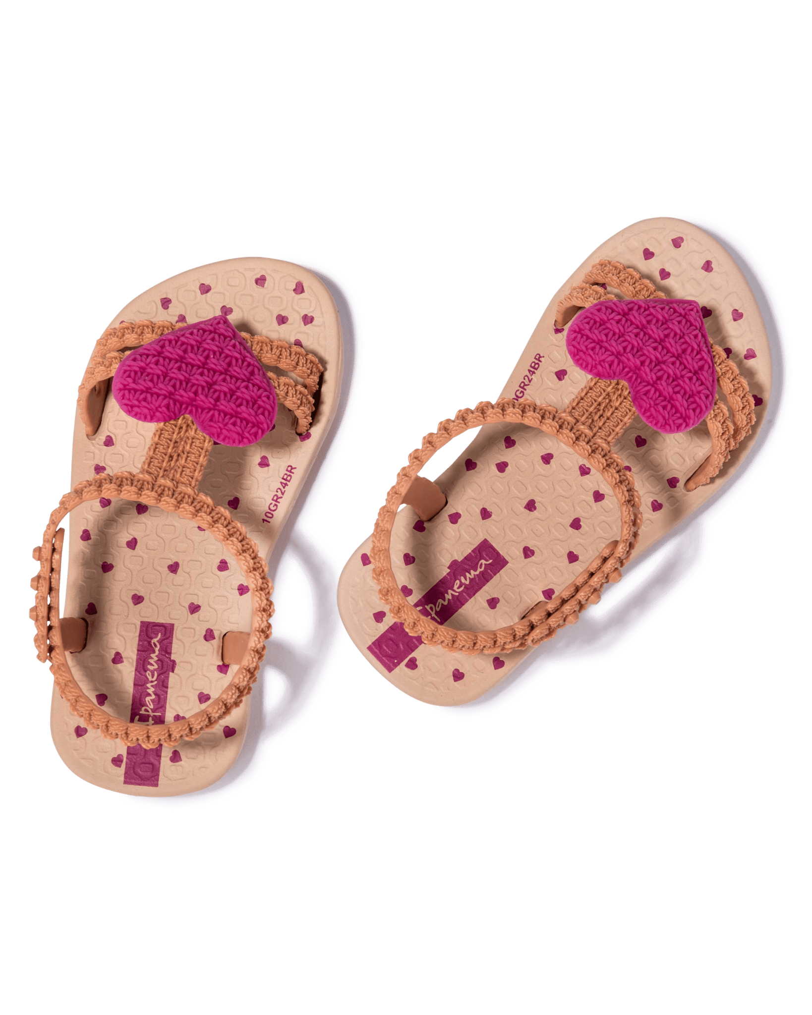 Ipanema Daisy Baby Slippers - Beige - hatshoe