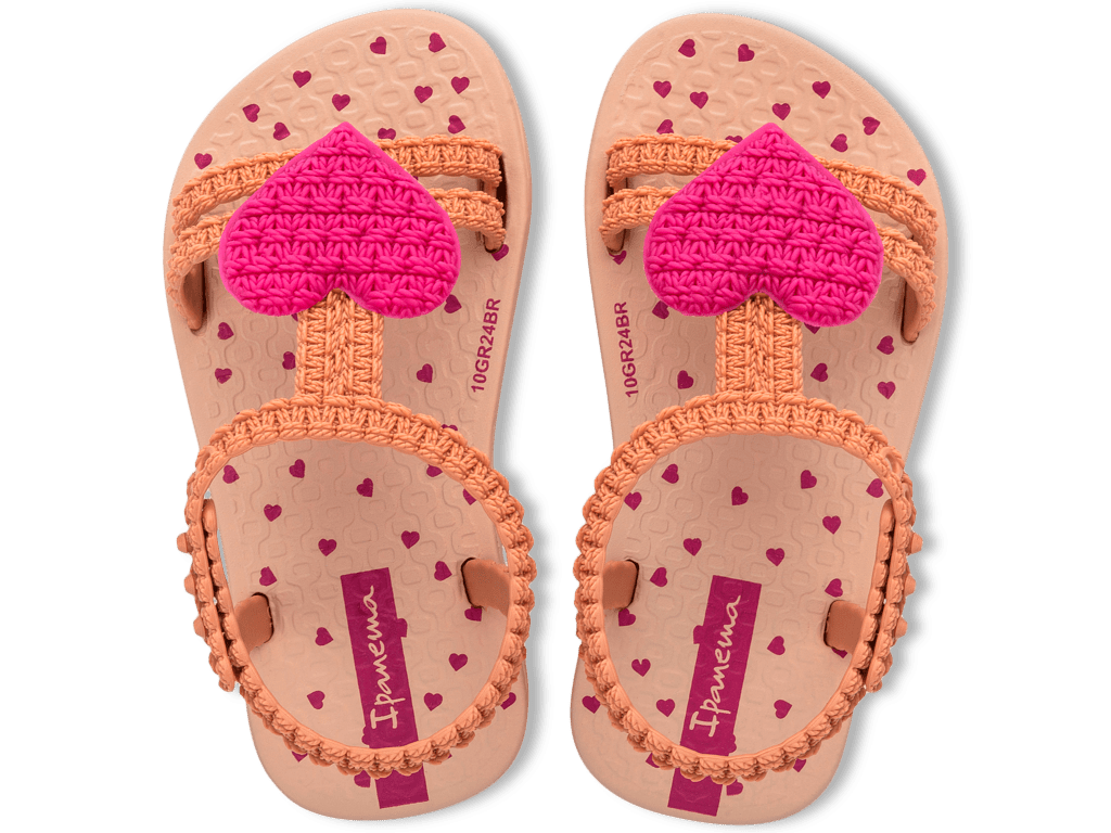 Ipanema Daisy Baby Slippers - Beige - hatshoe