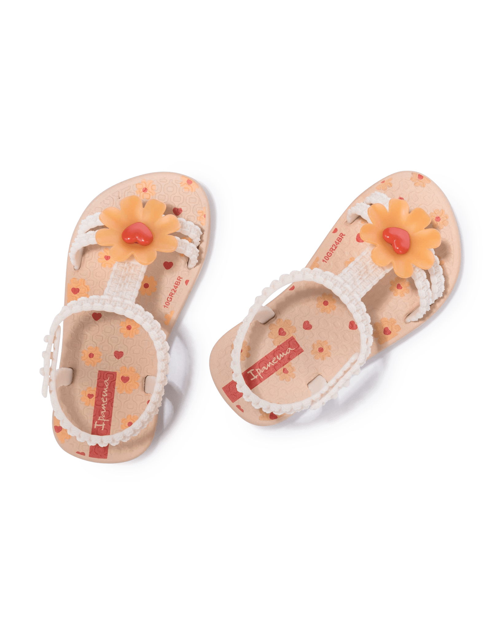 Ipanema Daisy Baby Slippers - Oranje - hatshoe