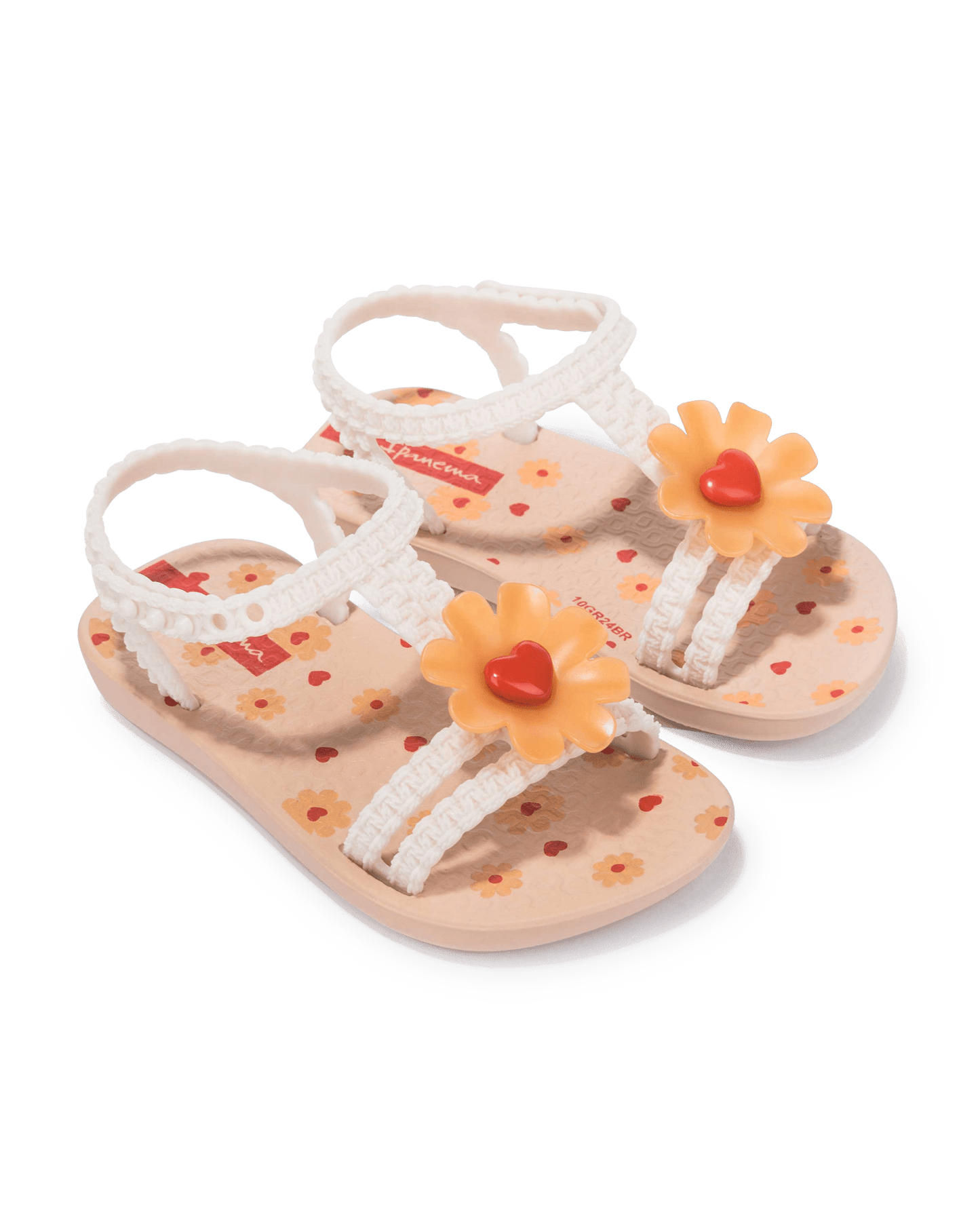 Ipanema Daisy Baby Slippers - Oranje - hatshoe