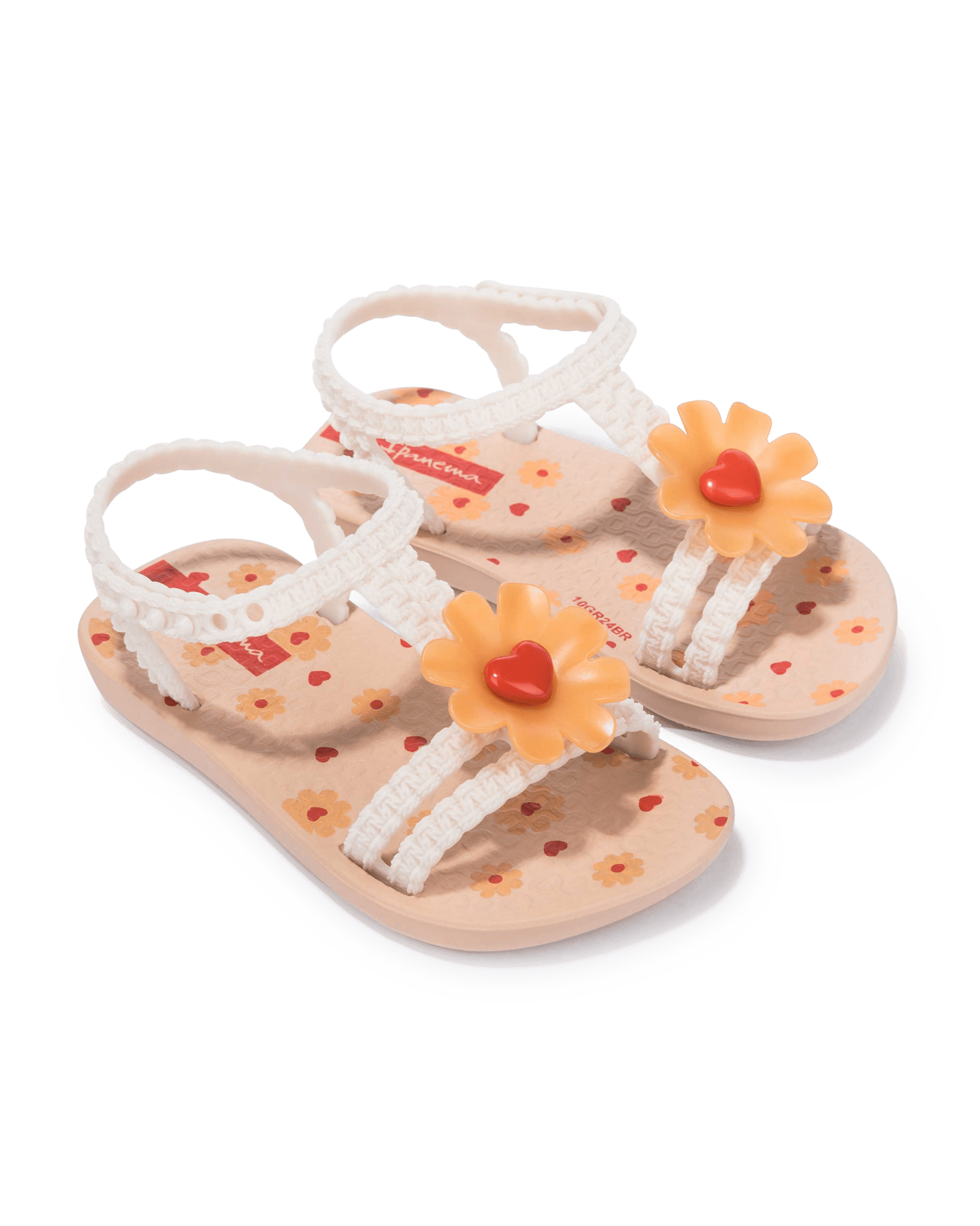 Ipanema Daisy Baby Slippers - Oranje - hatshoe