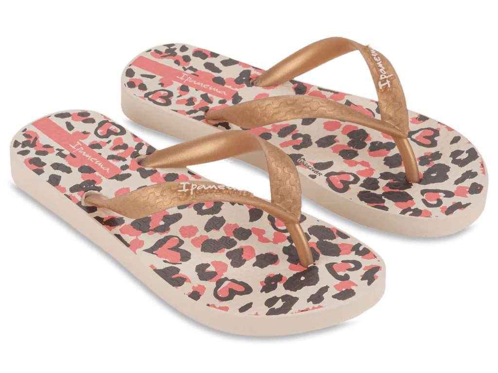 Ipanema Slippers Temas Kids - Beige Panter - hatshoe