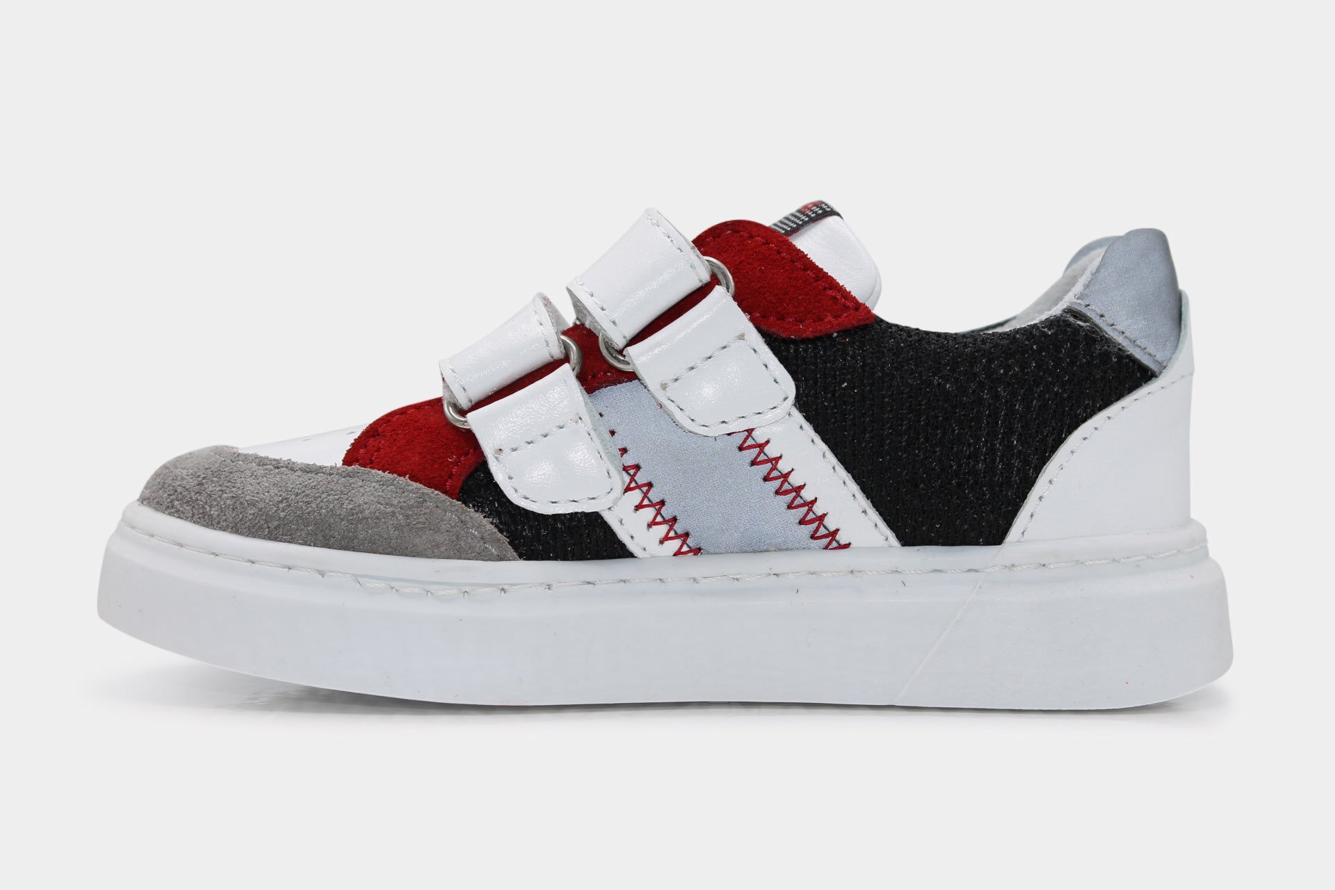 Jochie en Freaks Klittenband Schoen Evan - Rood - hatshoe