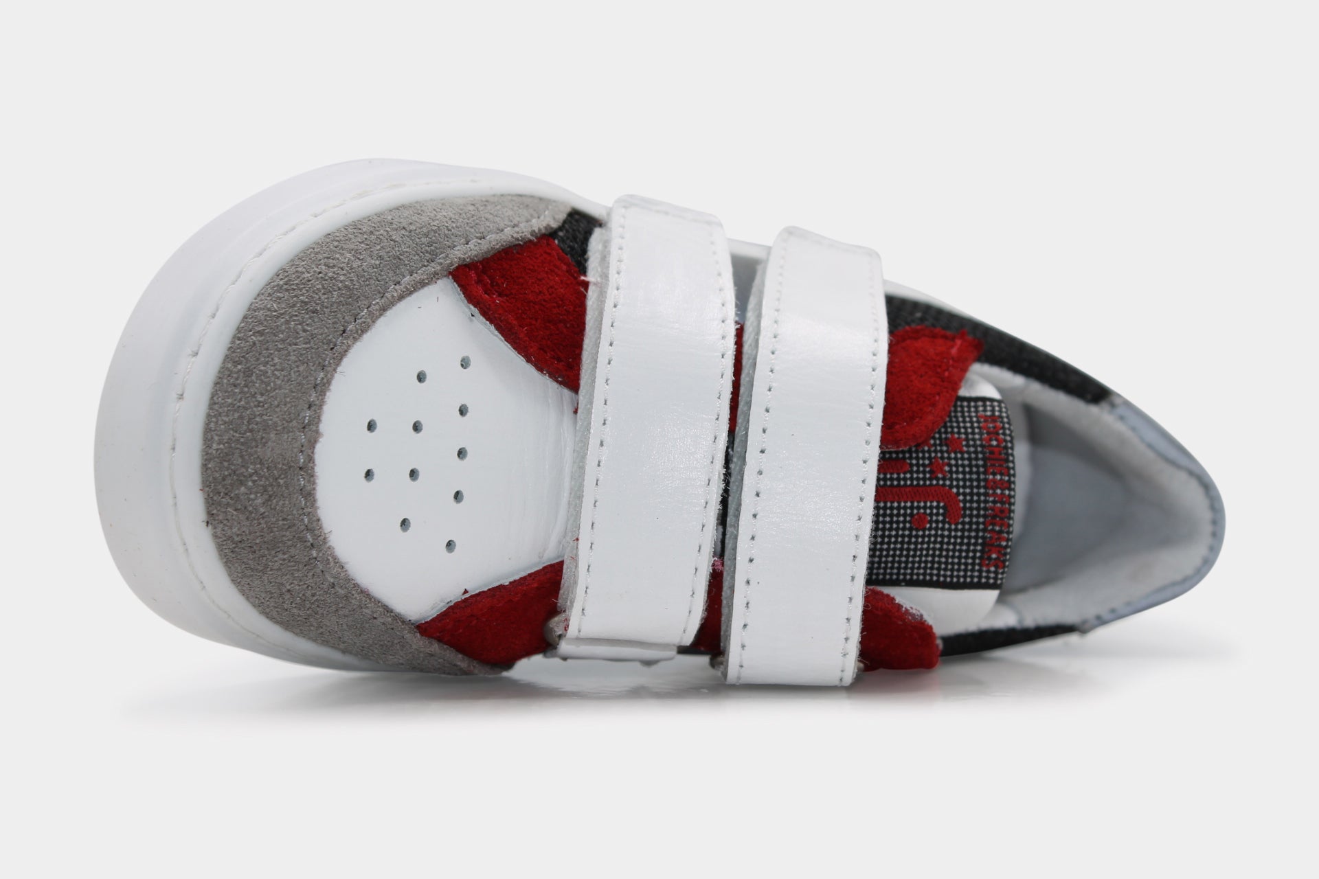 Jochie en Freaks Klittenband Schoen Evan - Rood - hatshoe