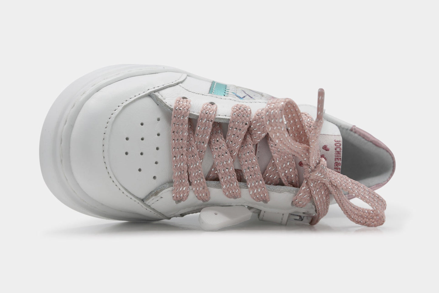 Jochie en Freaks Veterschoen Evi - Wit - hatshoe