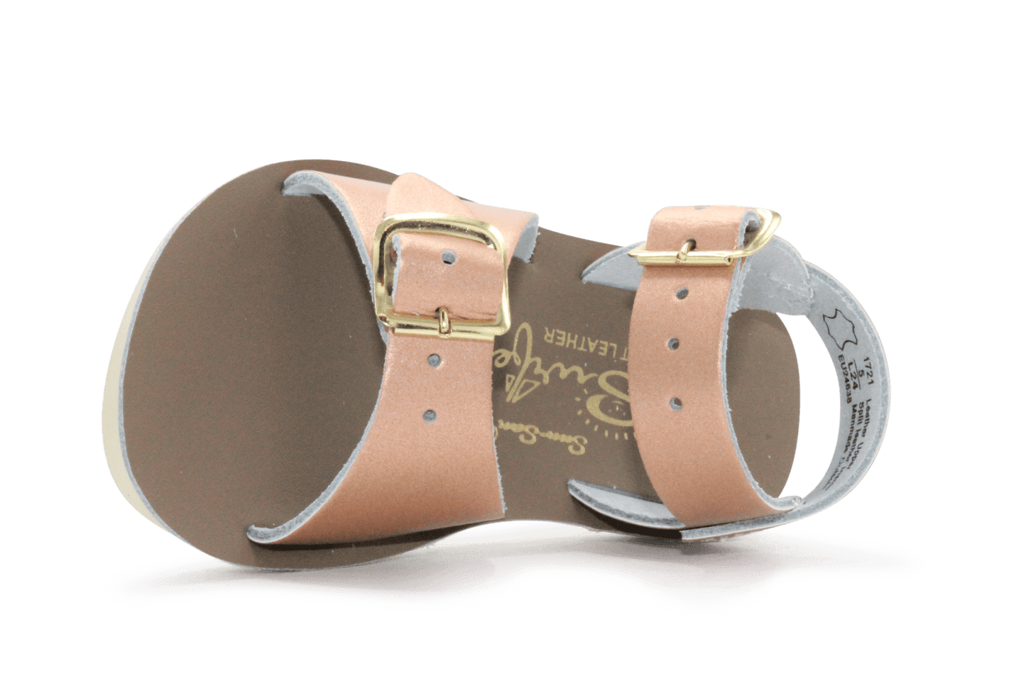 Salt Water Sandals Surfer - Rose Gold - hatshoe