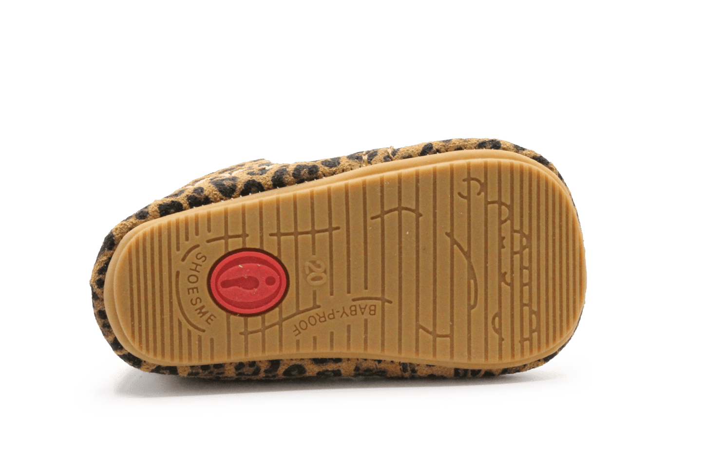 Shoesme BP25W008 Eerste Loopschoen Luipaard Cognac Suède – Peuters - hatshoe
