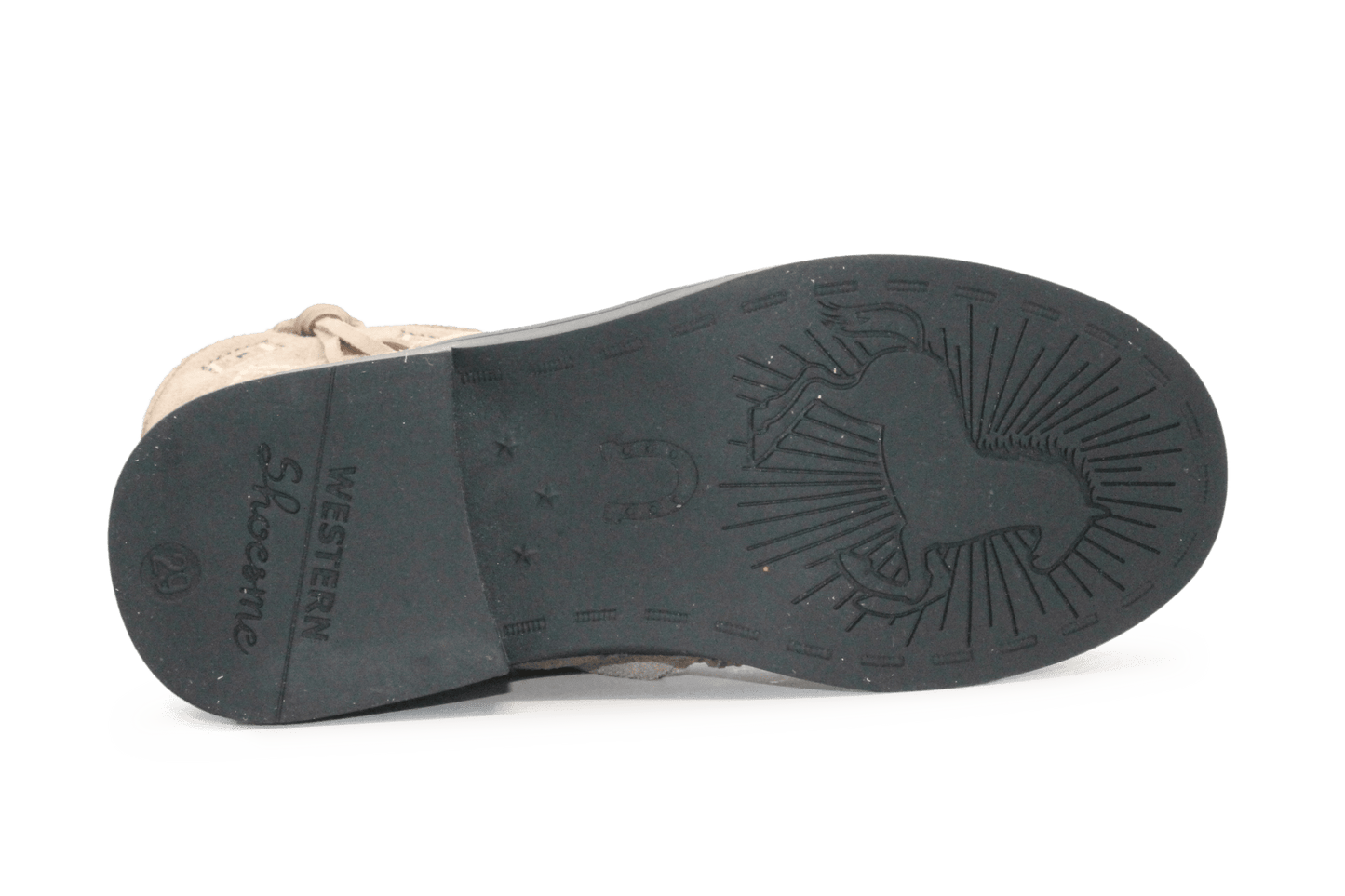 Shoesme Cowbooylaars NW24W009 - Beige Grijs - hatshoe