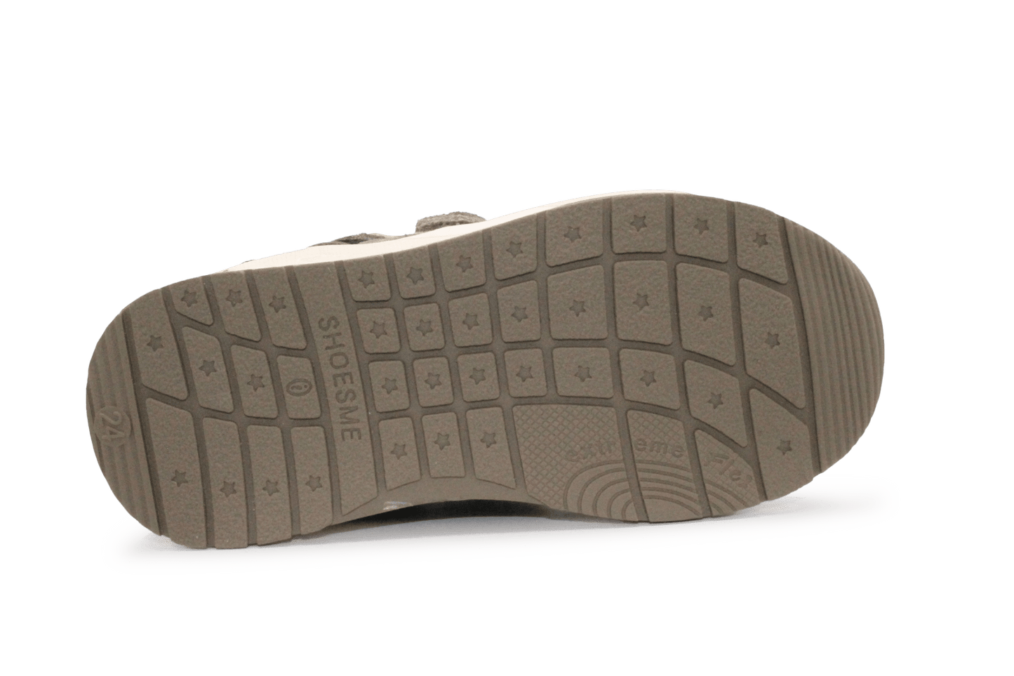 Shoesme Jongens Sneaker ST24S006 Groen Taupe - Jongens - hatshoe