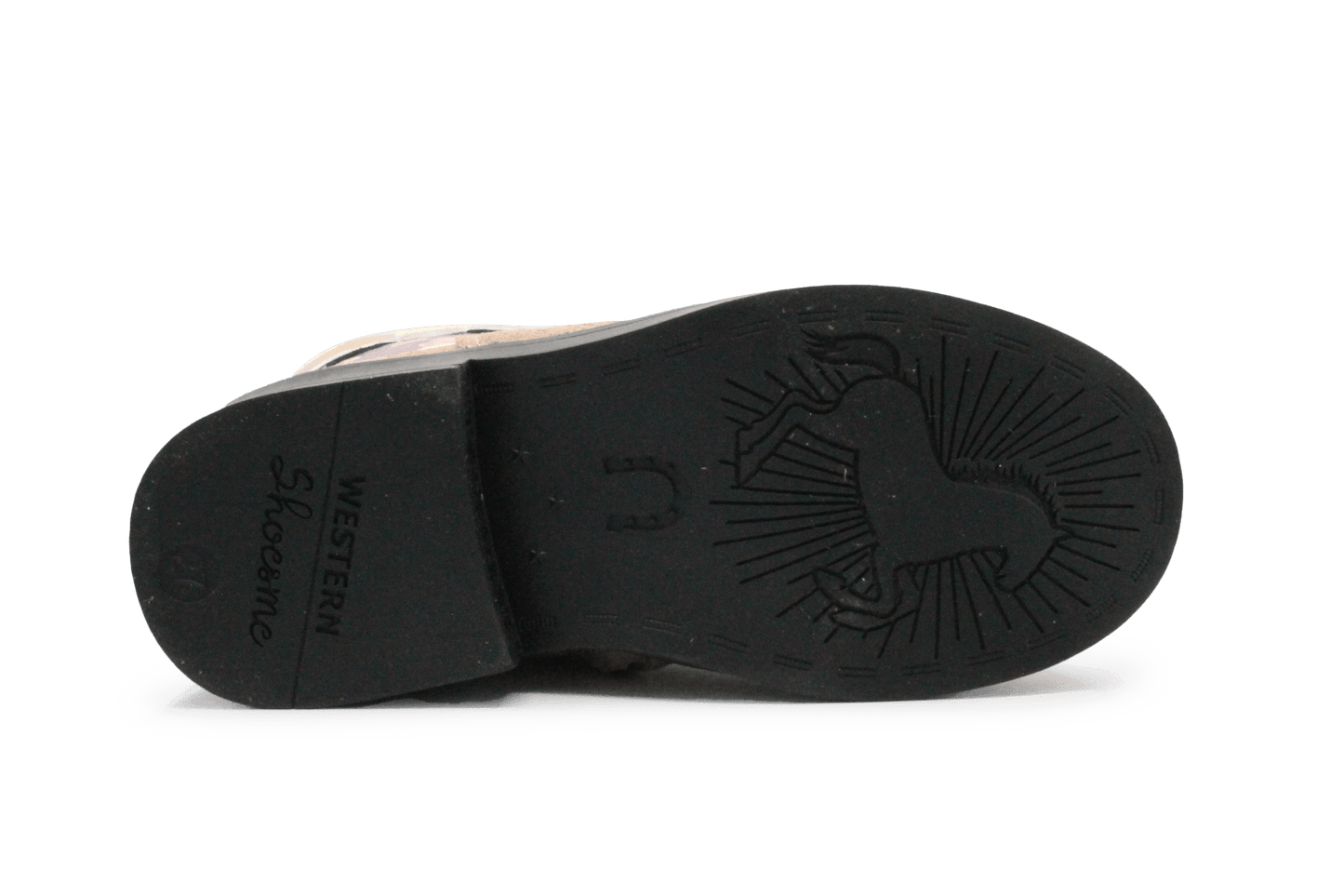 Shoesme NW24W010 Cowboylaars Roze Eenhoorn Leer – Meisjes - hatshoe