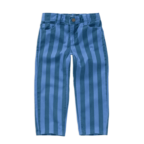 Sproet & Sprout Spijkerbroek Straight Stripe - Blue Denim