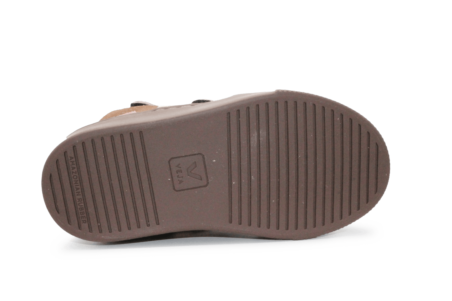 Veja Klittenband Schoen meisjes V10 - Mid - Walnut - hatshoe