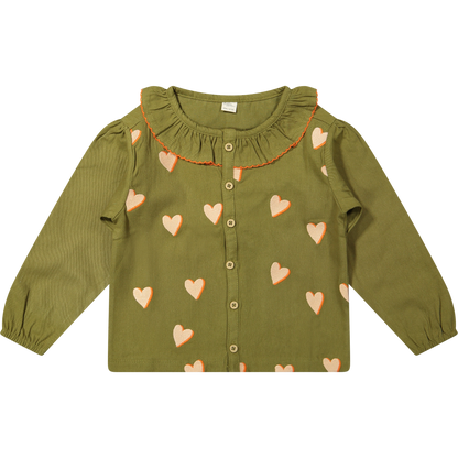 Riffle Blouse Cleo - Hearts