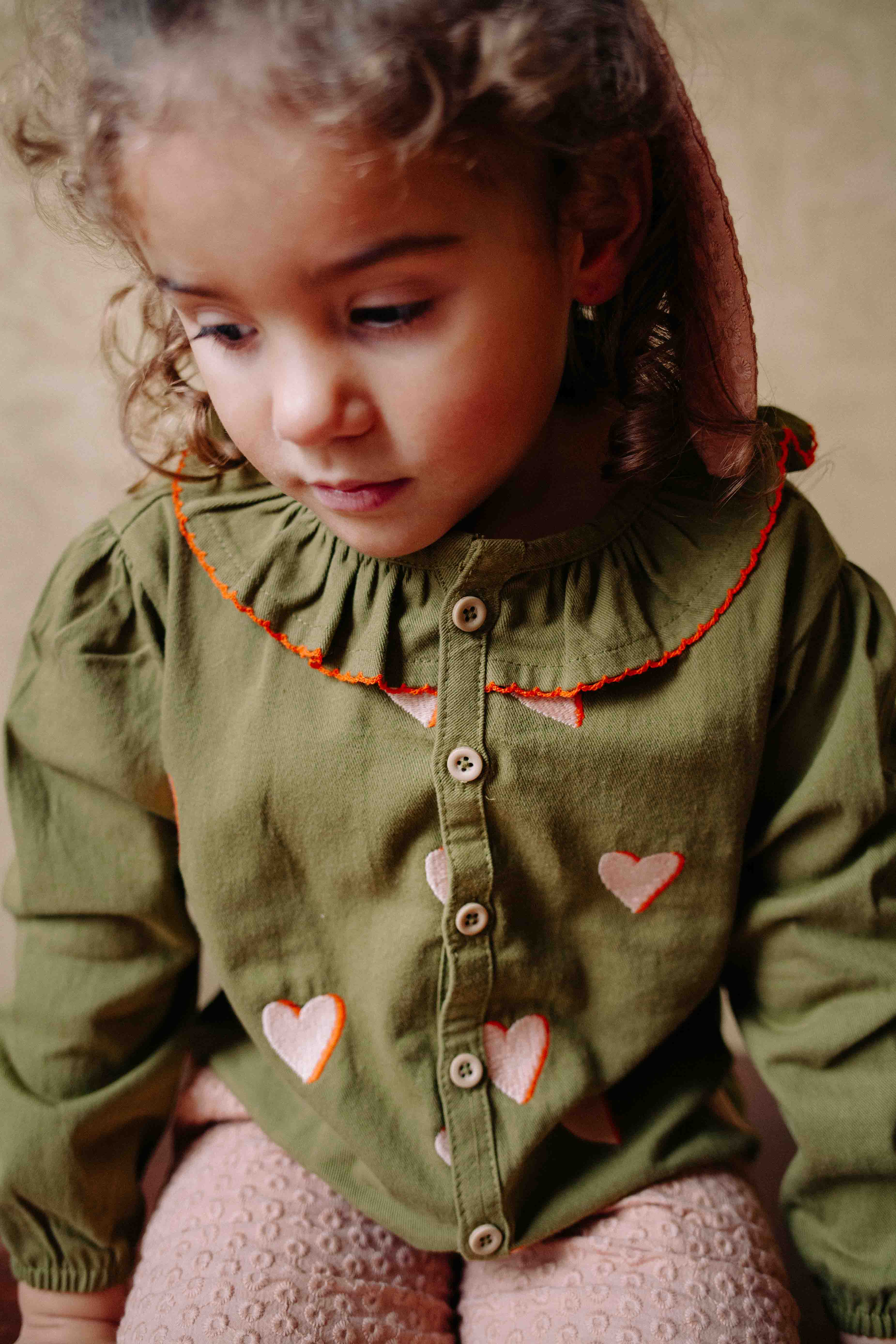 Riffle Blouse Cleo - Hearts