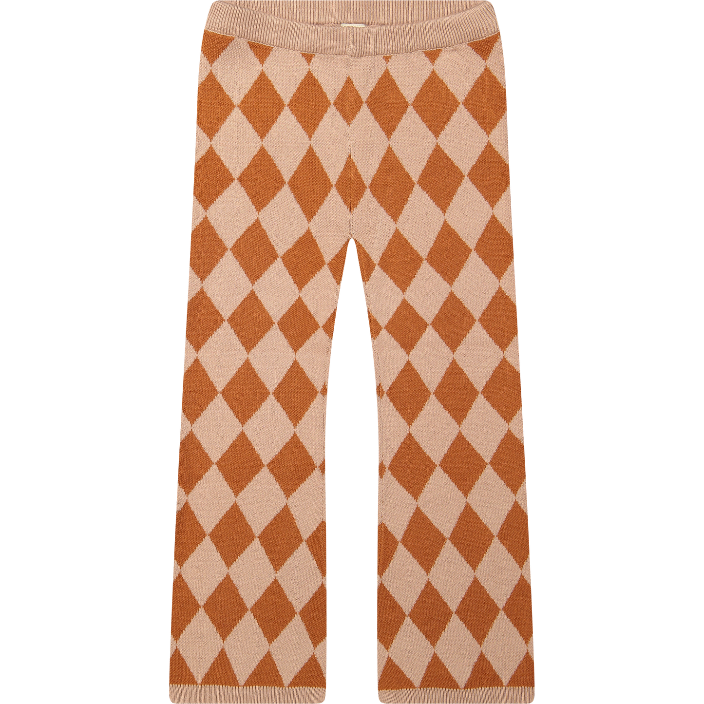 Riffle Flared Broek Percy - Sirocco / Leather Brown