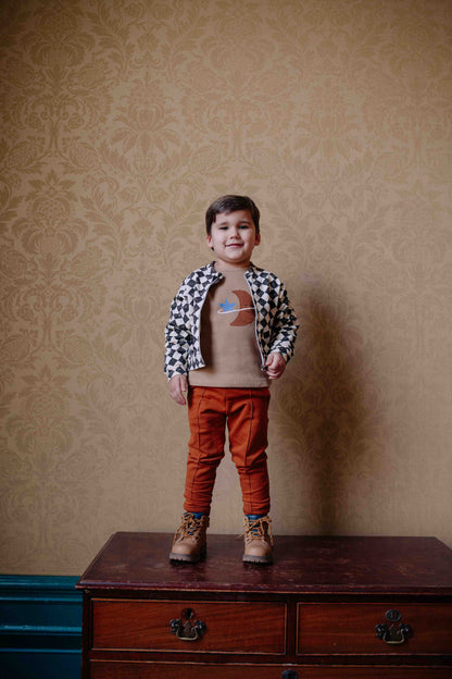 Riffle Joggingbroek Penn - Leather Brown