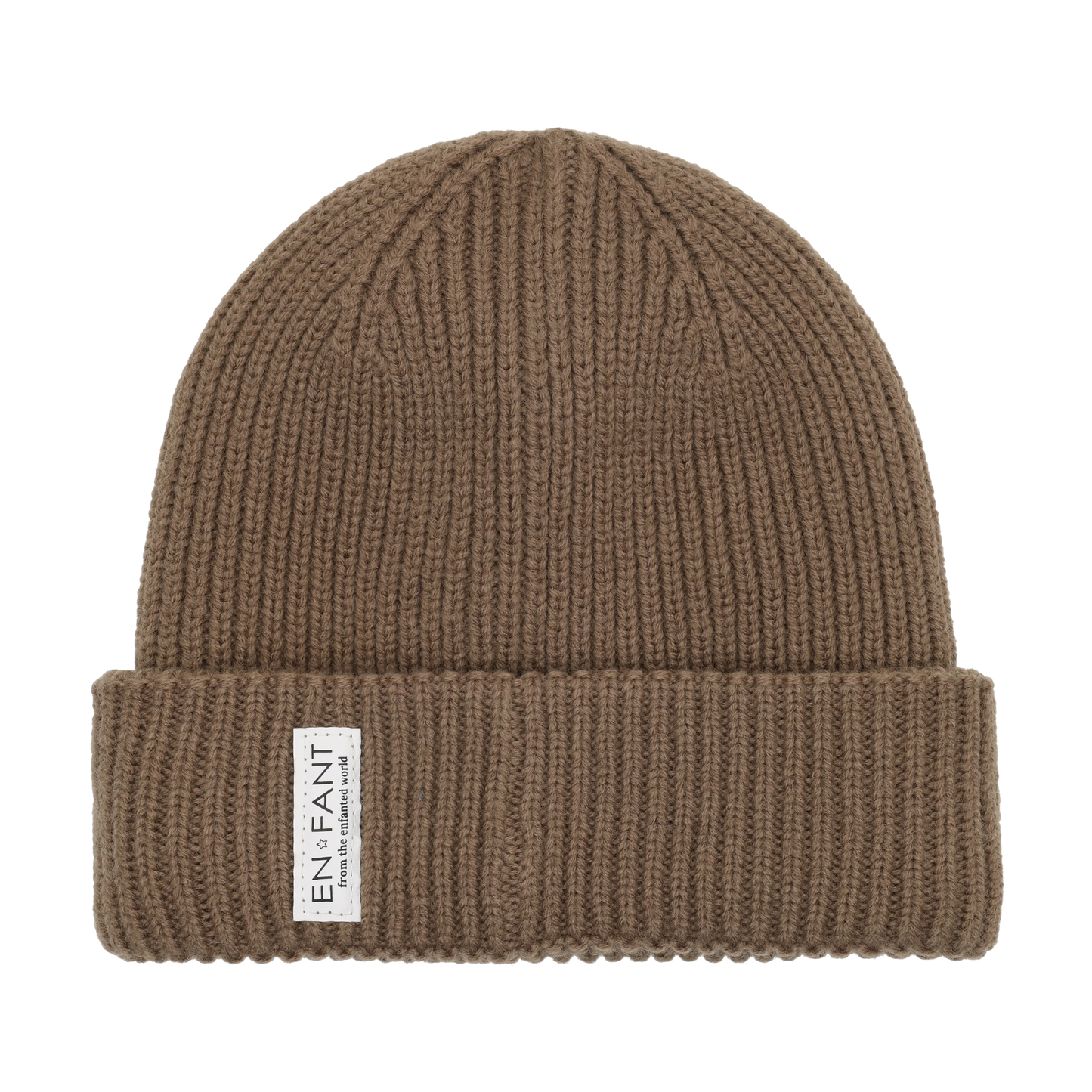 En Fant Beanie w. Lining - Pine Bark