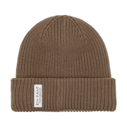 En Fant Beanie w. Lining - Pine Bark