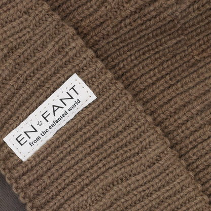 En Fant Beanie w. Lining - Pine Bark