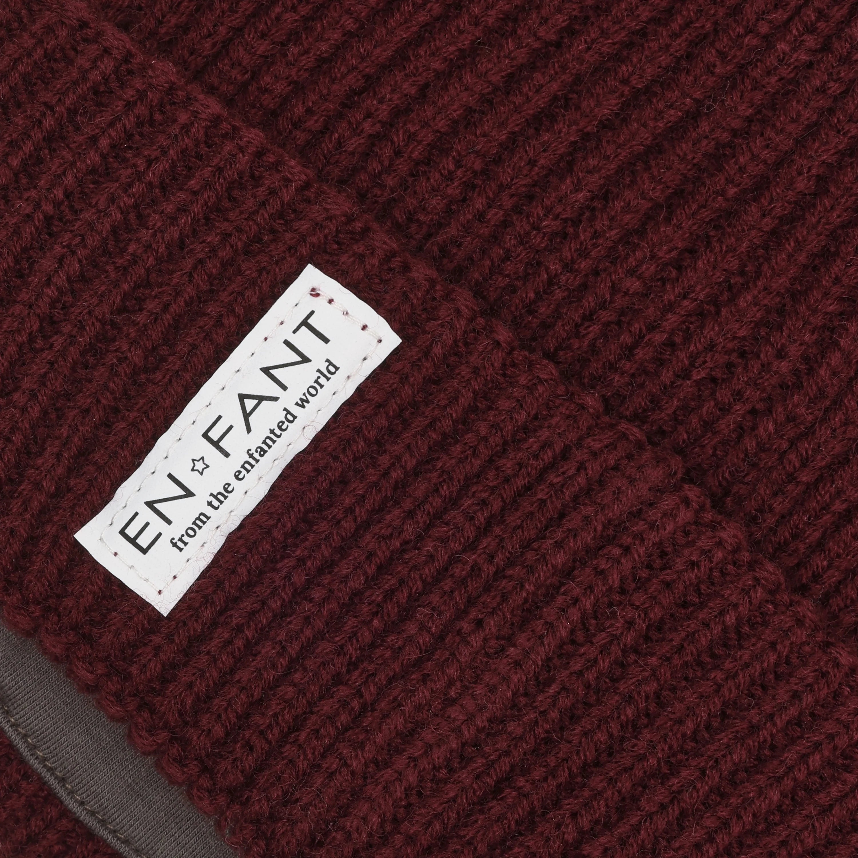 En Fant Beanie w. Lining - Port Royale