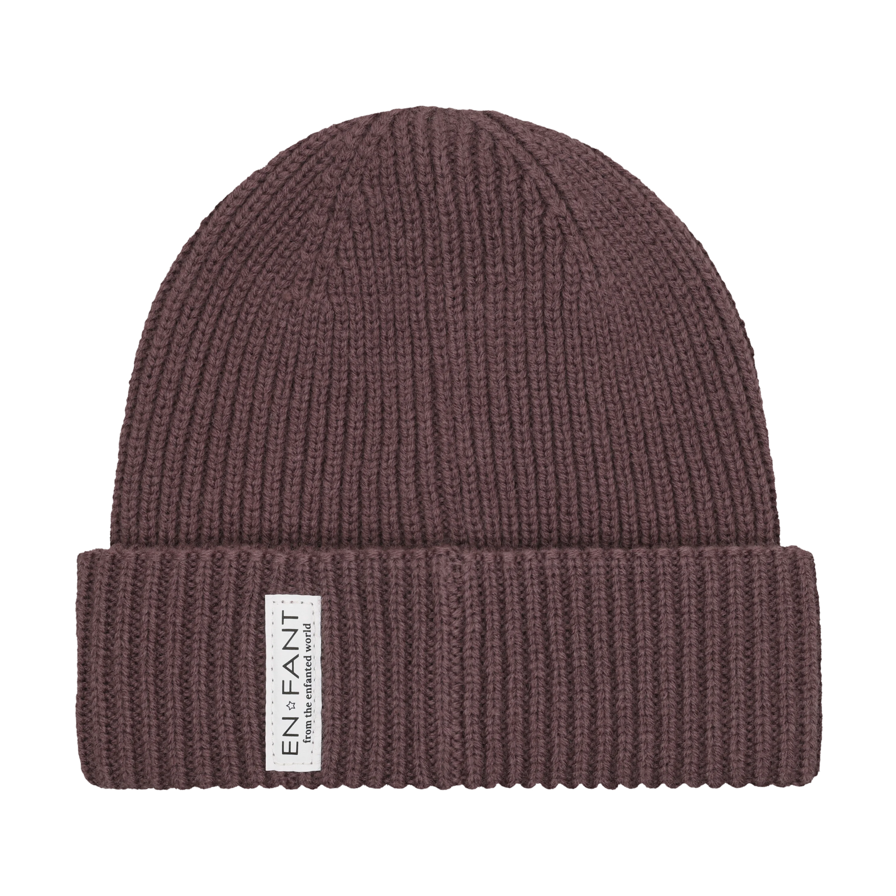 En Fant Beanie w. Lining - Flint