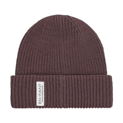 En Fant Beanie w. Lining - Flint