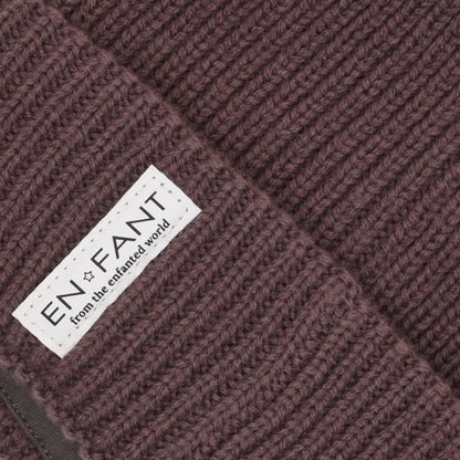 En Fant Beanie w. Lining - Flint
