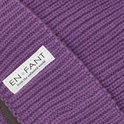 En Fant Beanie w. Lining - Bellflower