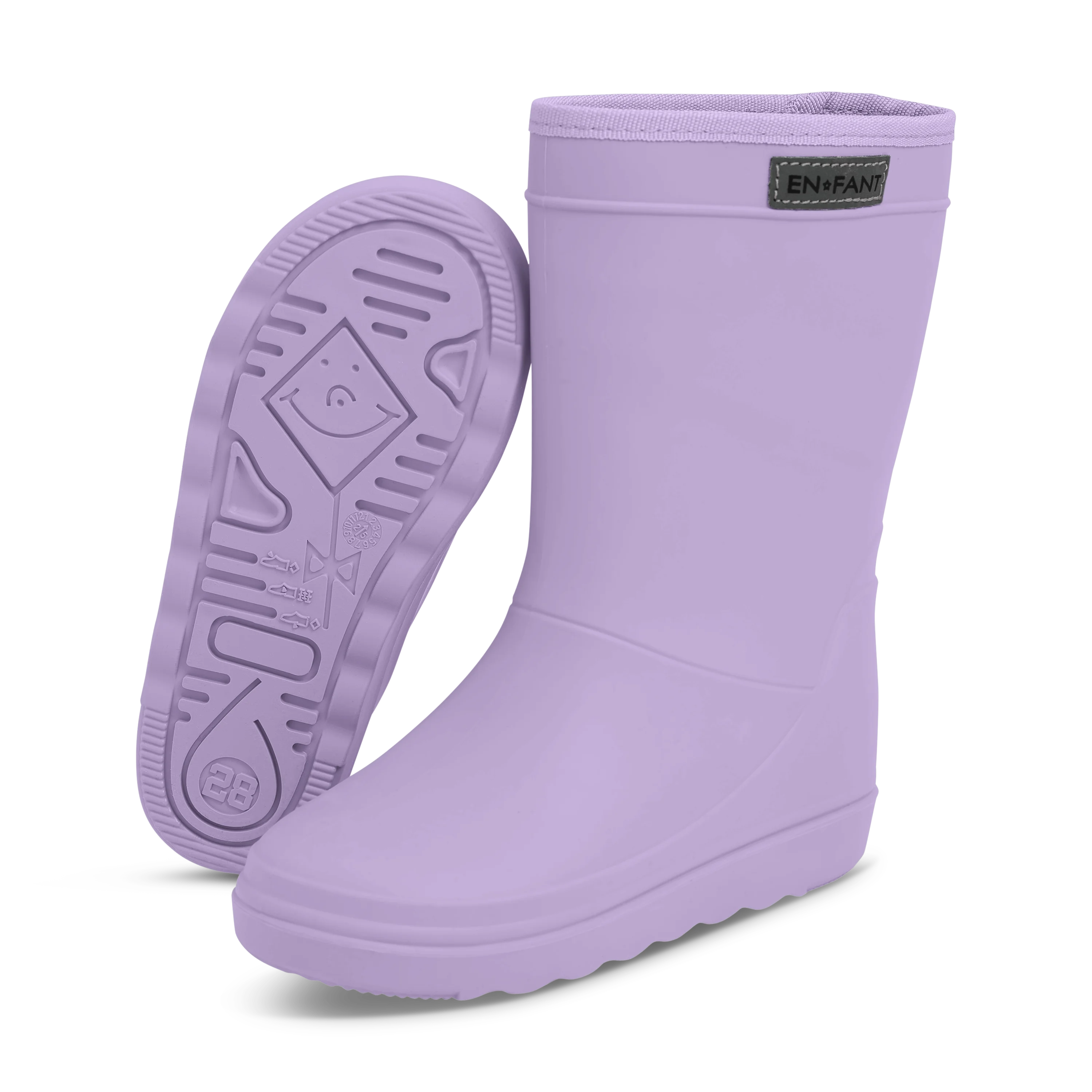 En Fant Regenlaarzen Solid  - Lila