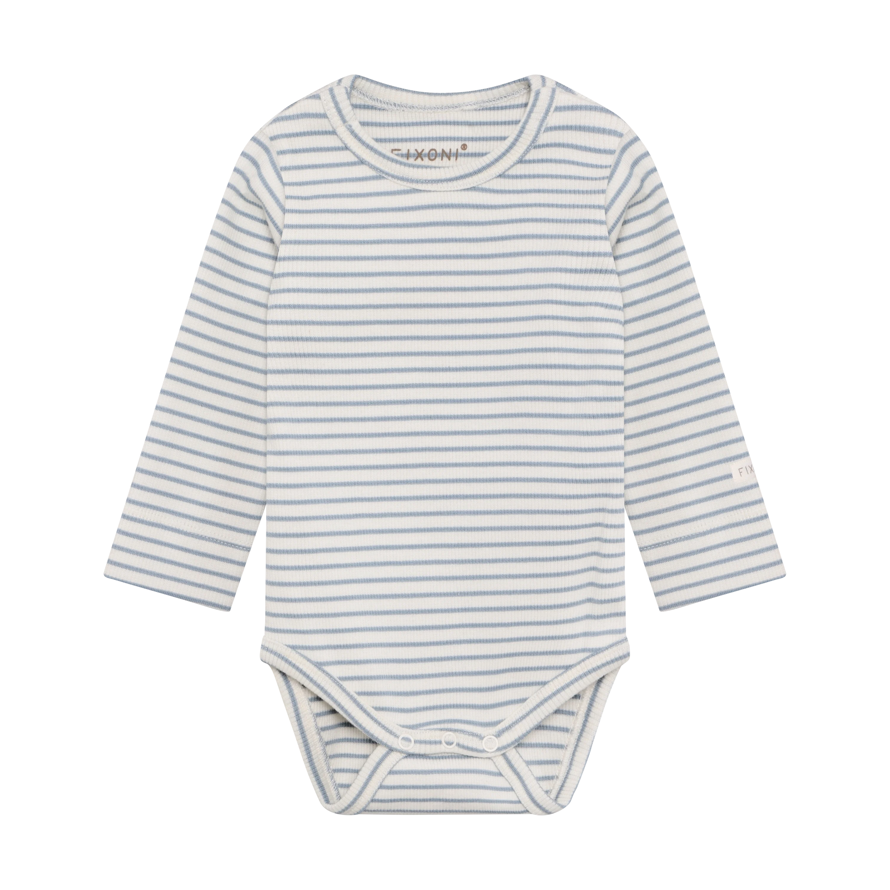 Fixoni Body LS Rib - Dusty Blue