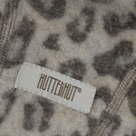 HUTTEliHUT Bonnet Wool Fleece Jacquard - Camel Melange