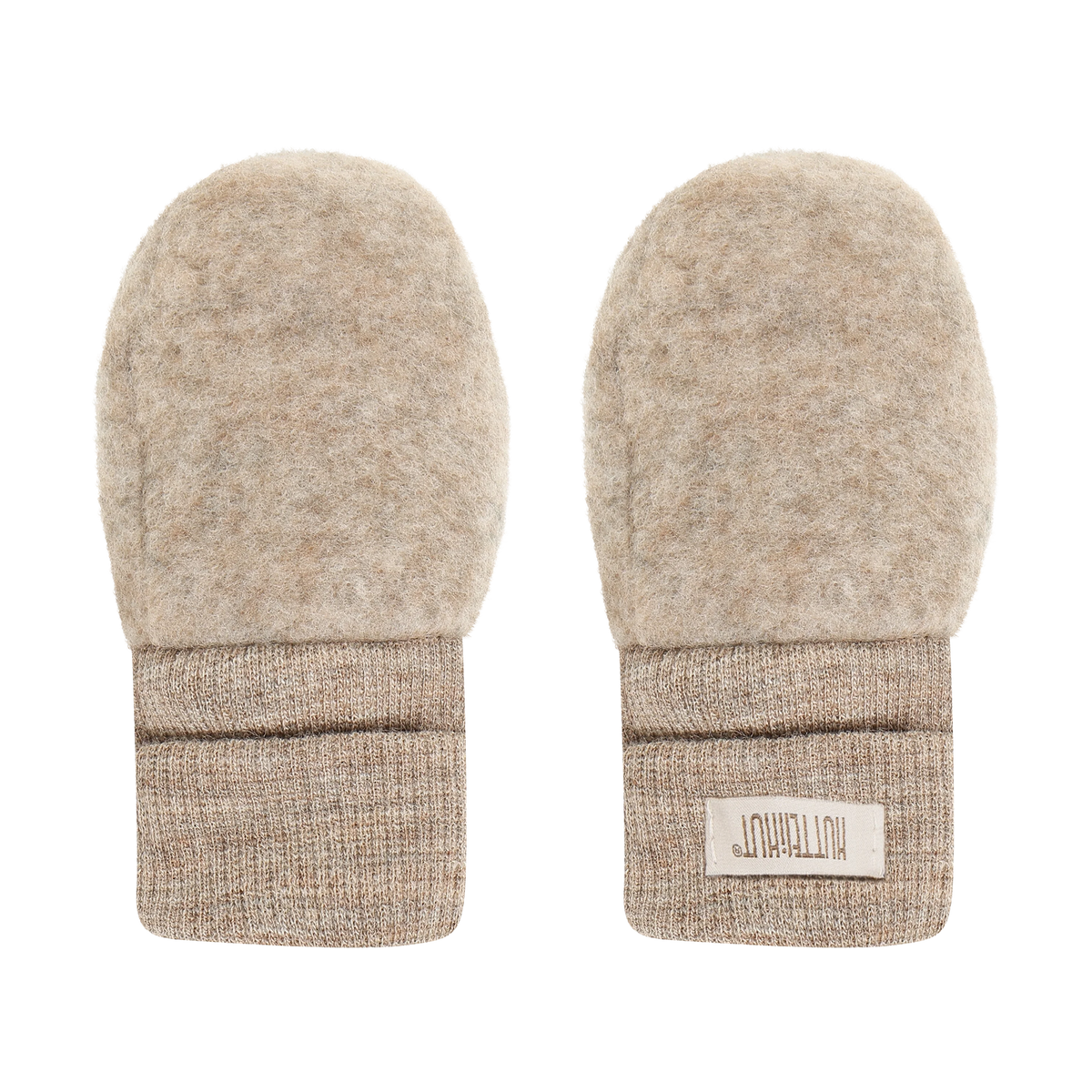 HUTTEliHUT Mittens Wool Fleece - Savannah Melange