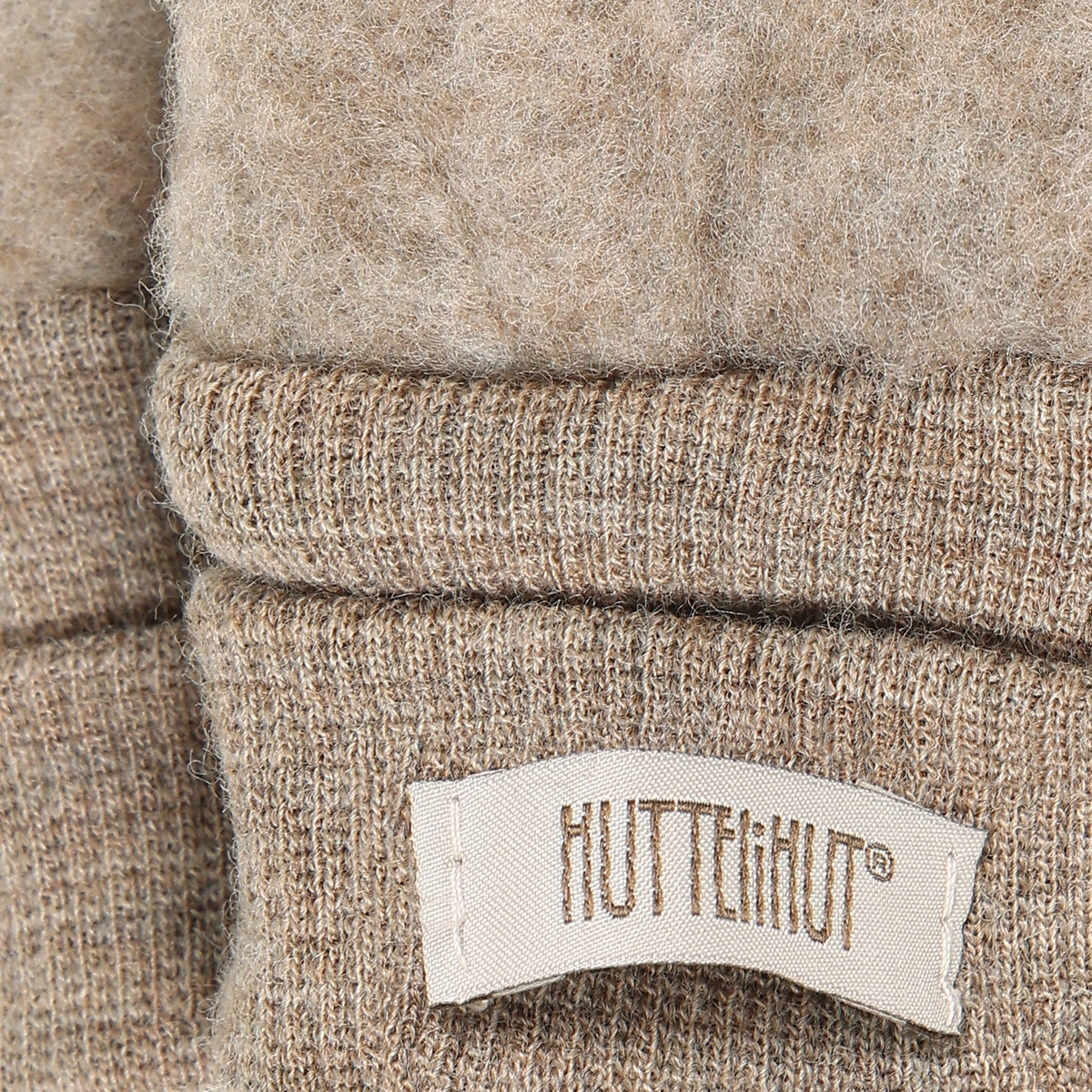 HUTTEliHUT Mittens Wool Fleece - Savannah Melange