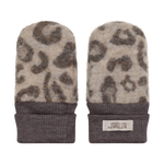 HUTTEliHUT Mittens Wool Fleece 2-layer - Camel Melange